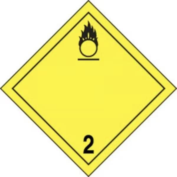 Accuform TDG PLACARD CLASS 2 273MM x 273MM TCP208CT100 TCP208CT100 - main